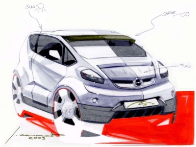 Opel TRIXX Concept 2004 Poster with Hanger