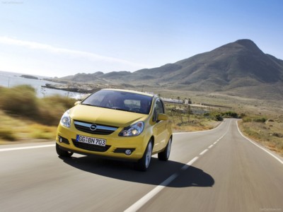 Opel Corsa 2010 Poster with Hanger