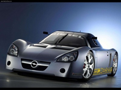 Opel Eco Speedster Concept 2002 canvas poster