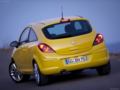 Opel Corsa 2010 poster