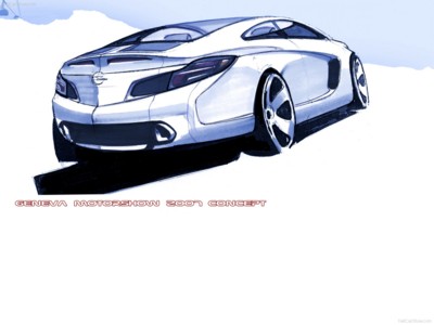 Opel GTC Concept 2007 Poster with Hanger