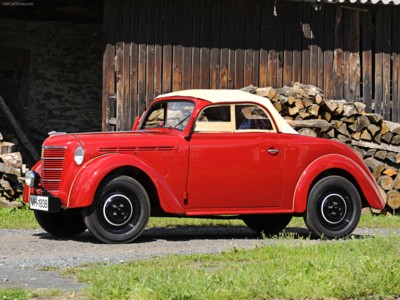 Opel Kadett Roadster 1938 wooden framed poster