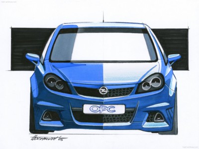 Opel Corsa OPC 2008 Poster 519210