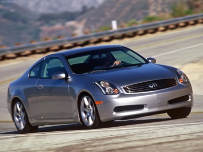 Infiniti G35 Sport Coupe 2003 canvas poster