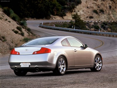 Infiniti G35 Sport Coupe 2003 Poster with Hanger