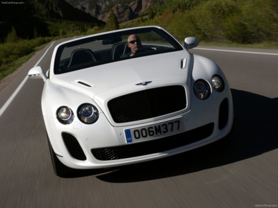 Bentley Continental Supersports Convertible 2011 Poster with Hanger