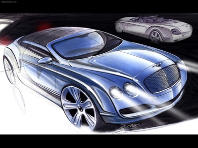 Bentley Continental GTC 2006 canvas poster
