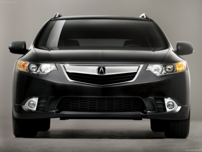Acura TSX Sport Wagon 2011 Poster with Hanger