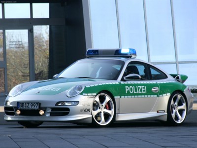 TechArt Porsche 911 Carrera S Police Car 2006 Sweatshirt