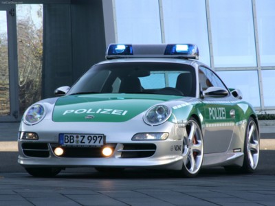 TechArt Porsche 911 Carrera S Police Car 2006 hoodie