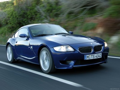 BMW Z4 M Coupe 2006 canvas poster