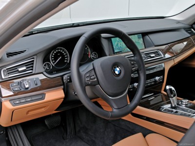BMW 730d 2009 Poster with Hanger
