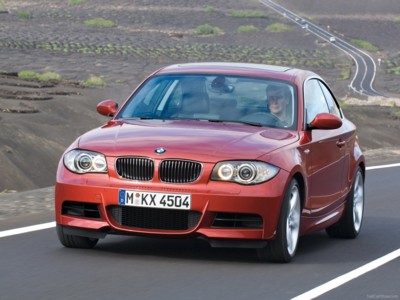 BMW 1-Series Coupe 2008 Poster with Hanger