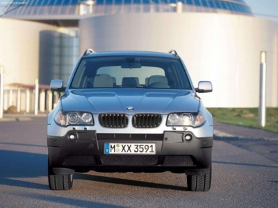 BMW X3 3.0i 2004 canvas poster