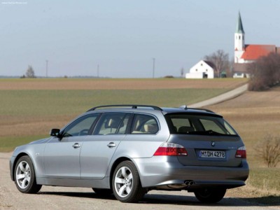 BMW 530d Touring 2005 Poster with Hanger
