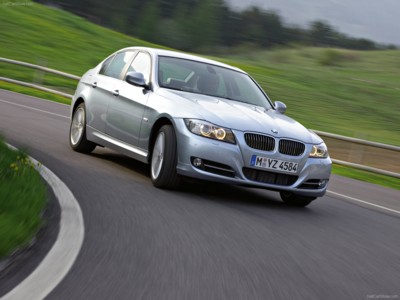 BMW 3-Series 2009 canvas poster