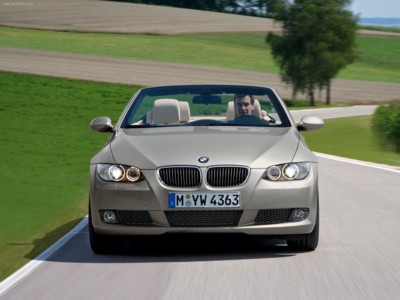 BMW 335i Convertible 2007 canvas poster