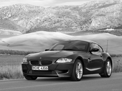 BMW Z4 M Coupe 2006 canvas poster