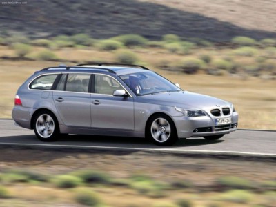 BMW 530d Touring 2005 canvas poster