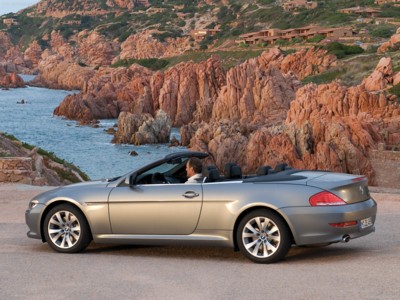 BMW 650i Convertible 2008 Poster with Hanger