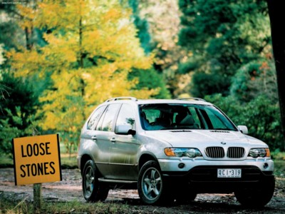 BMW X5 1999 Poster with Hanger