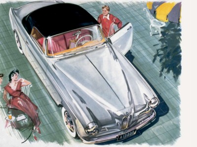 BMW 503 Cabriolet 1956 poster