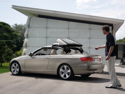 BMW 335i Convertible 2007 Poster with Hanger