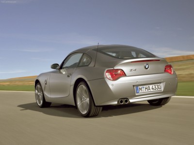 BMW Z4 Coupe 2006 canvas poster