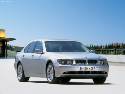 BMW 7 Series 2002 canvas poster