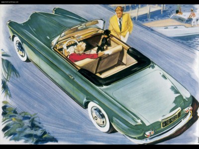 BMW 503 Cabriolet 1956 mouse pad
