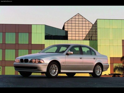 BMW 530i 2001 Poster with Hanger