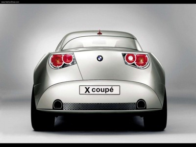 BMW X Coupe Concept 2001 metal framed poster