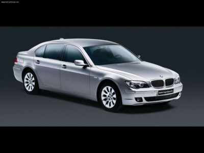 BMW 7 Series High Security 2006 canvas poster