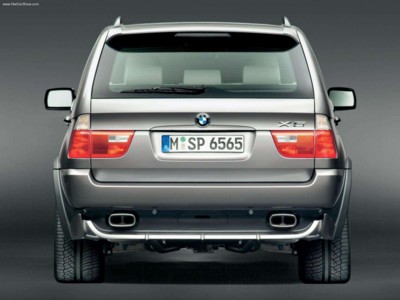 BMW X5 4.8is 2004 Poster with Hanger