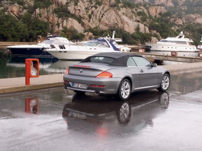 BMW 650i Convertible 2008 Poster with Hanger