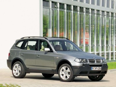 BMW X3 2.0d 2004 Poster with Hanger