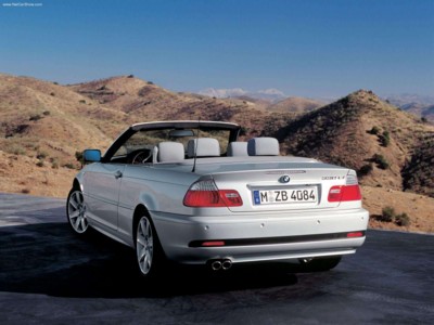 BMW 330Ci Convertible 2004 metal framed poster