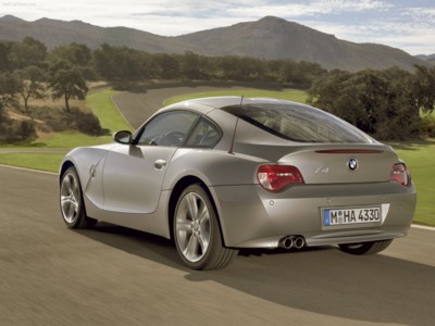 BMW Z4 Coupe 2006 canvas poster