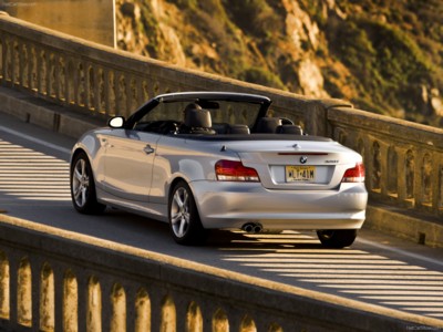 BMW 128i Convertible 2008 canvas poster