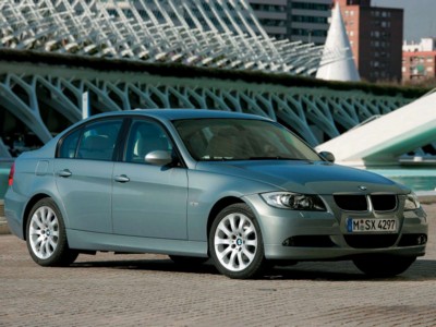BMW 320d 2006 Poster with Hanger