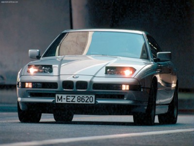 BMW 8 Series 1989 Poster with Hanger