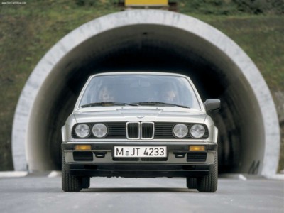 BMW 3 Series 1982 metal framed poster