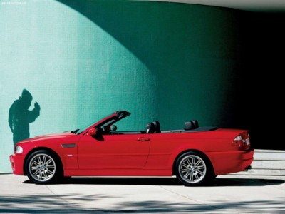 BMW M3 Convertible 2001 Poster with Hanger