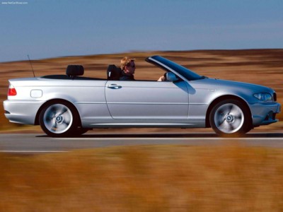 BMW 318Ci Convertible 2004 Poster with Hanger