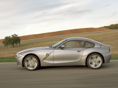 BMW Z4 Coupe 2006 Poster with Hanger
