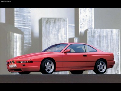 BMW 8 Series 1989 Poster with Hanger