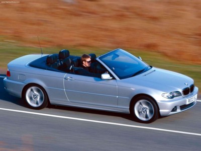 BMW 318Ci Convertible 2004 Poster with Hanger