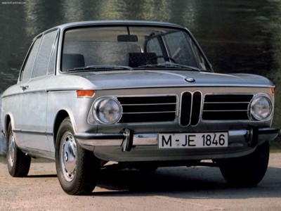 BMW 2002 1968 canvas poster