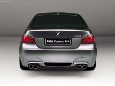 BMW Concept M5 2004 canvas poster