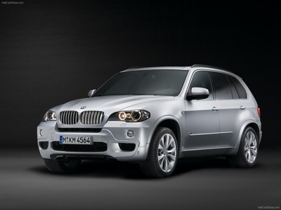 BMW X5 M-Package 2008 canvas poster
